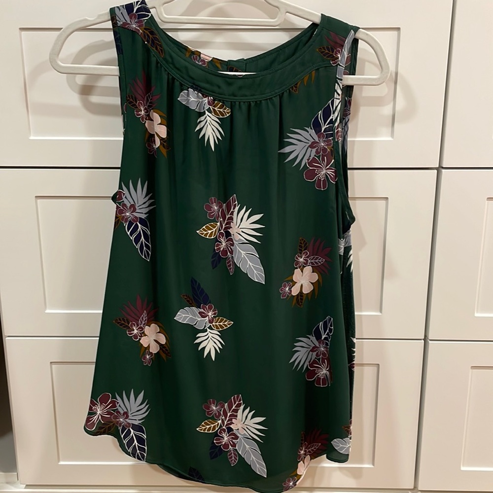 BOGO! Sleeveless mixed media top